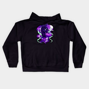 Purple Unicorn Design Kids Hoodie